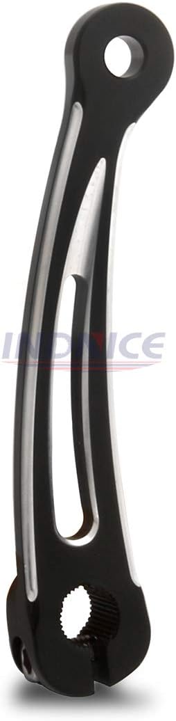 For harley Black Rear Brake shifter shaft levers softail Fat Boy FLSTF shifter peg Heritage Deluxe slim heel toe shifter levers 2000-2017