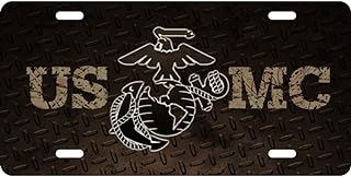 US Marine Corps USMC EGA Diamond License Plate