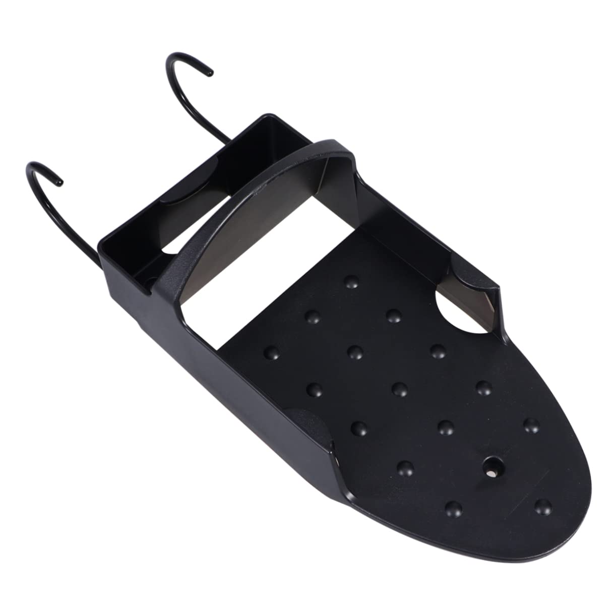 Bügelbretthalter aus Edelstahl, 148mm Breit, Schwarz