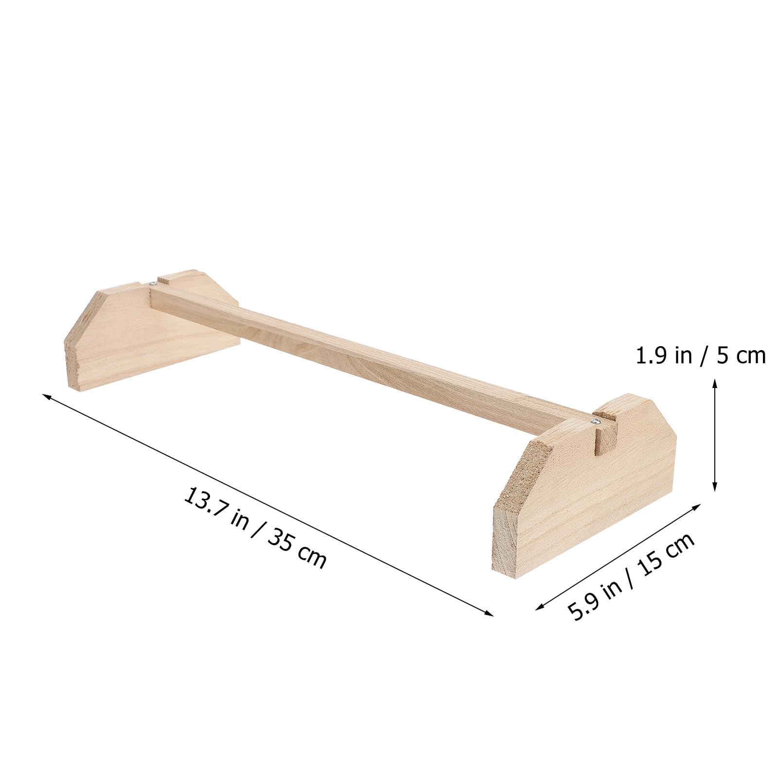 Cabilock Barra de Madera para Descansar y Jugar para Aves y Gallinas, Soporte Natural de Madera Xilófono, Accesorio para Jaulas y Suministros para Mascotas en Casa