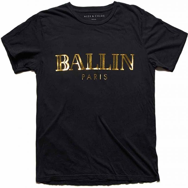 Alex And Chloe Women's Ballin Paris Tshirt