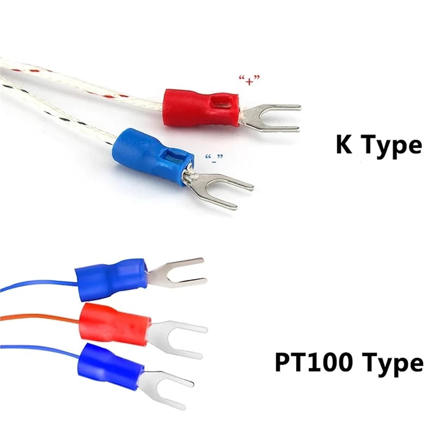 5mm Hole Washer K/PT100 Type Thermocouple Temperature Sensor Probe 1-10M Cable for Industrial 0~600°C 1Pcs(PT100 Type 6M)