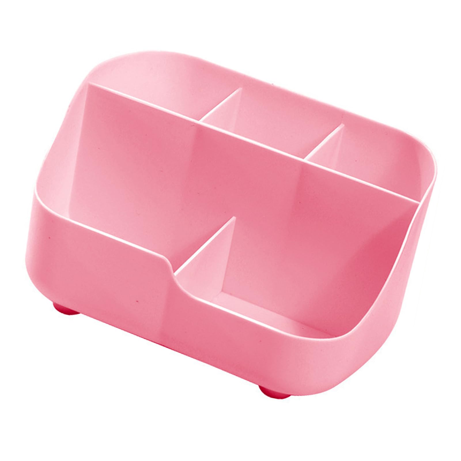 Buxuaaaa Makeup Storage Box Clear View Compartments Compact Cosmetic Organizers for Countertop Bathroom Organization Storage Box Cosmetic Organizers