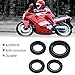 4pcs Oil Seals, Engine Crankshaft Gear Crank Case Oil Seals for Most GY6 125cc 150cc 152 QMI 157QMJ