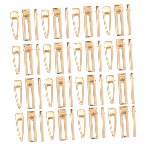 Pinces à cheveux épingles alligator kawaii dorées accessoires coiffure filles