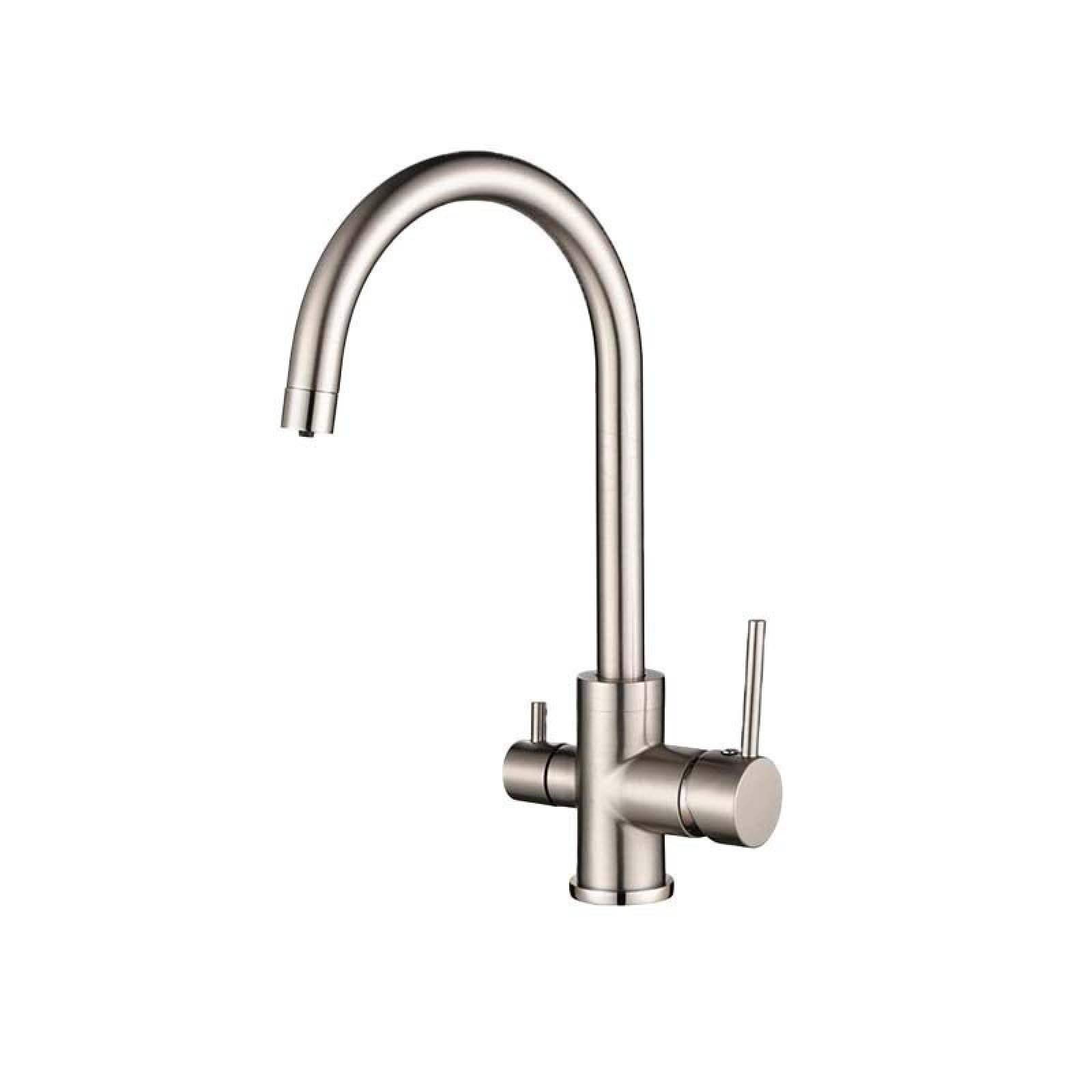 Fanjubei Brushed Hot And Cold Water Purification Kitchen Faucet,