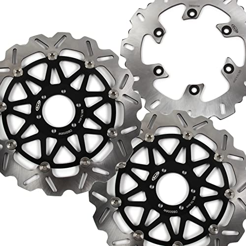 Disques de frein de précision Arashi en noir pour Ducati Monster 800