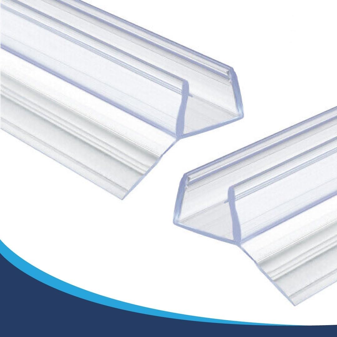 Profilo H3 Per Box Doccia - Baffo 14 Mm, Per Vetro 8/10 Mm, Lunghezza 200 Cm, Made In Italy - Foto 4