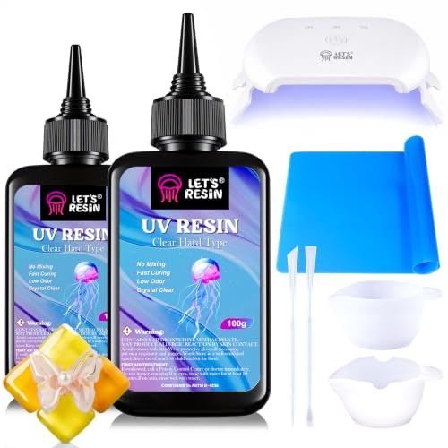 LET’S RESIN 200g Starter Kit with UV Light