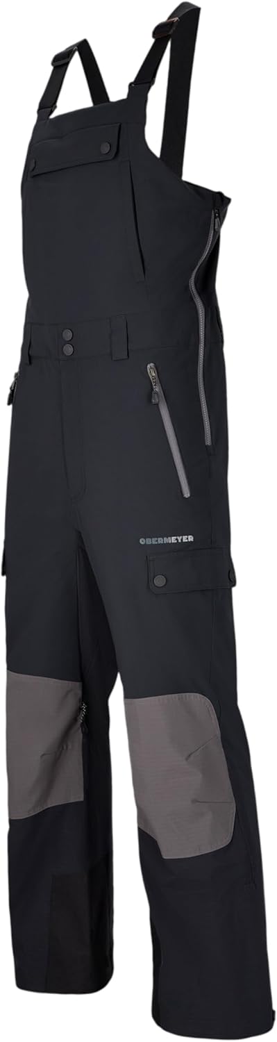 Obermeyer Mens A.M.F. Ski Bib Pants, 20K mm Waterproof Breathable and Insulated, 2-Way Stretch Shell - Image 5