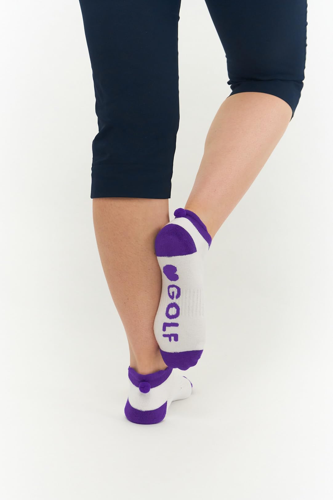 Surprizeshop Ladies Golf Socks (3 Pack) | Cushioned Sole | Extended Tab at rear | One Size UK 4-7 | Compression Fit for Support & Comfort | Womens Golf Socks…
