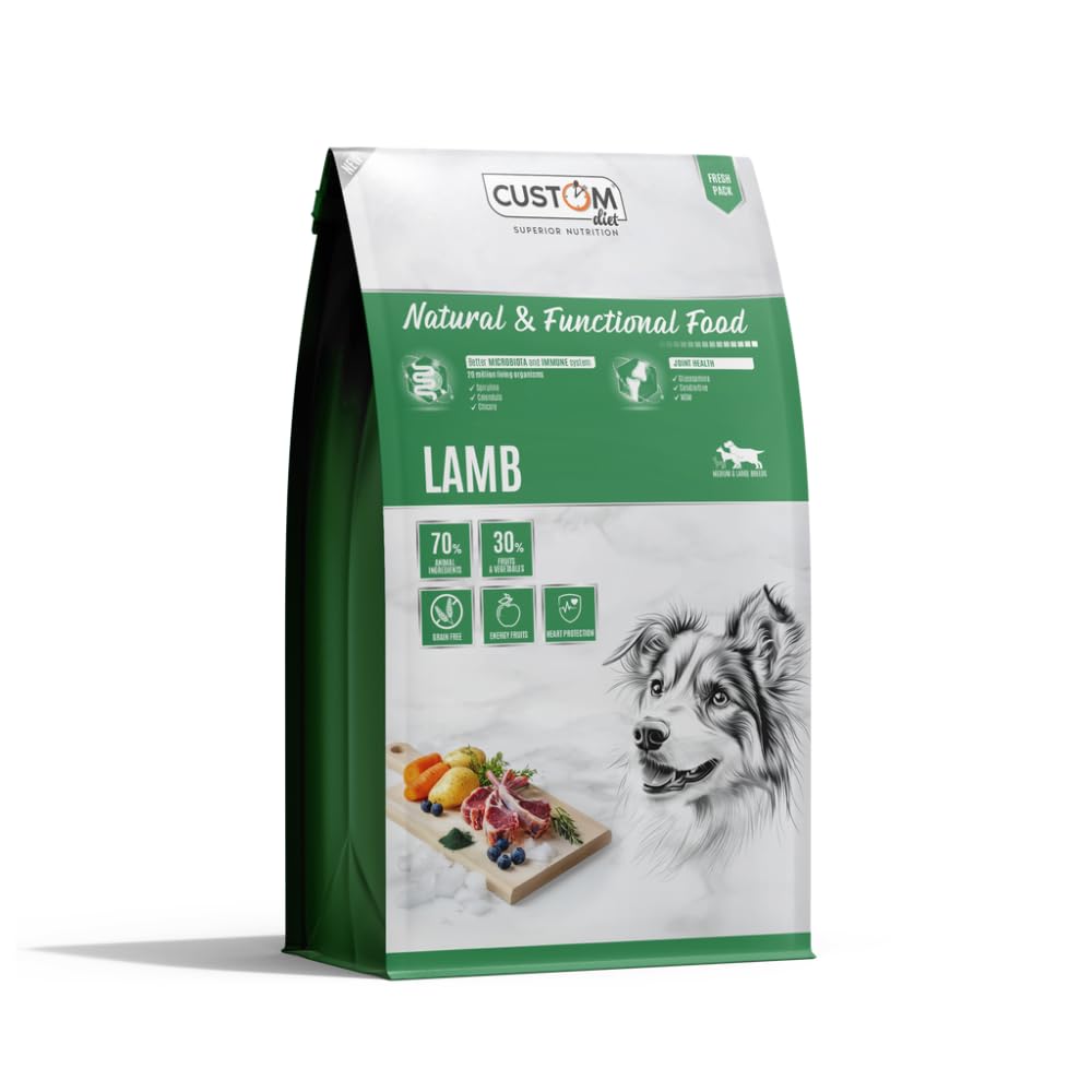 Pienso Lamb Perro Adulto 10 kg – Pienso Hipoalergénico con Cordero, Digestión Suave, Piel y Pelaje Saludables, Energía Diaria