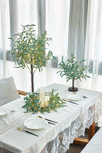 Litbloom HR-BL50-OT-18IN-A-4.5V-T-LB Lighted Tabletop Olive Tree 18In 50 Led Fairy Lights thumb #4