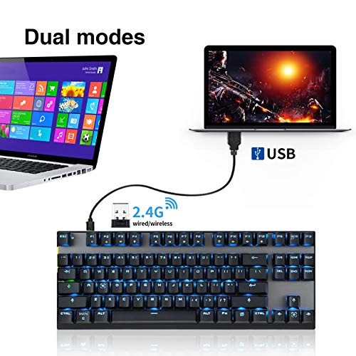 Motospeed 2.4GHz Wireless/USB Mechanical Keyboard - Image 3