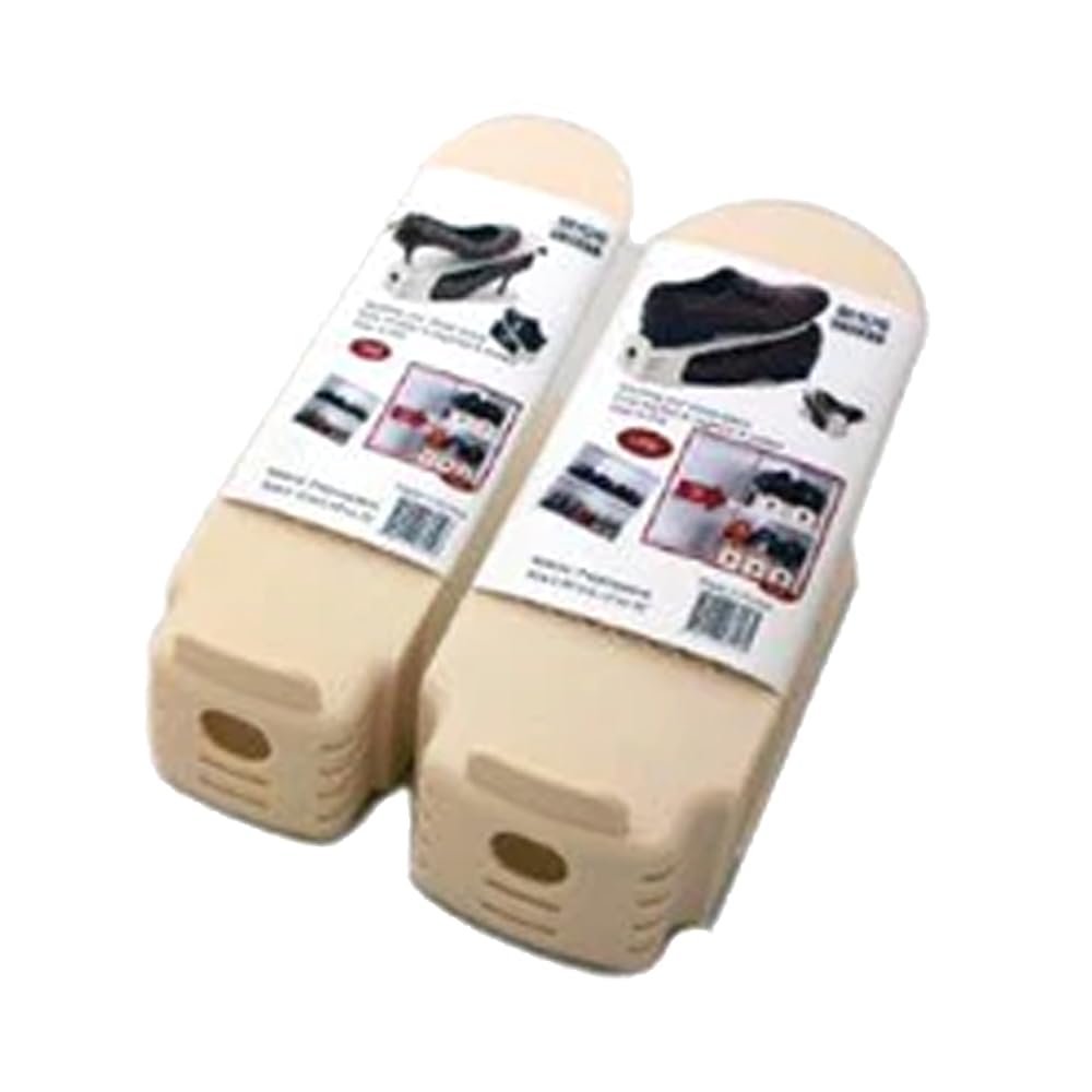 JIB Shoe Double Decker Organize And Protect Your Shoes Holder - Large - 2 Pack
