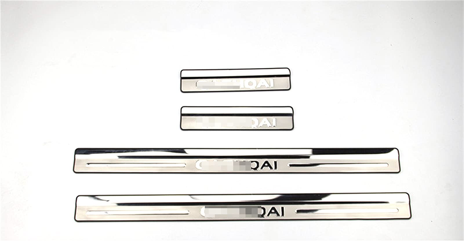 LIUWEI Sill Protector Scpt Plate Door Sill Stainless Steel Step Title Plates Protector Car Styling Fit for Nissan Qashqai J10 2007 2009 2010-2013