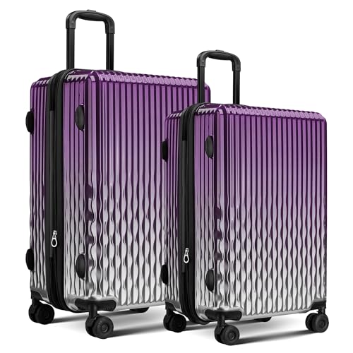 Image of Luggage Sets 2 Piece,PC+ABS Expandable Suitcases with Wheels