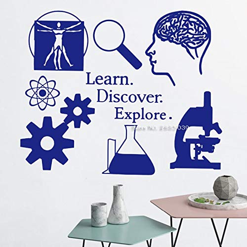 Buy Gadgets Wrap Vinyl Science Classroom Wall Decal Quote Learn ...