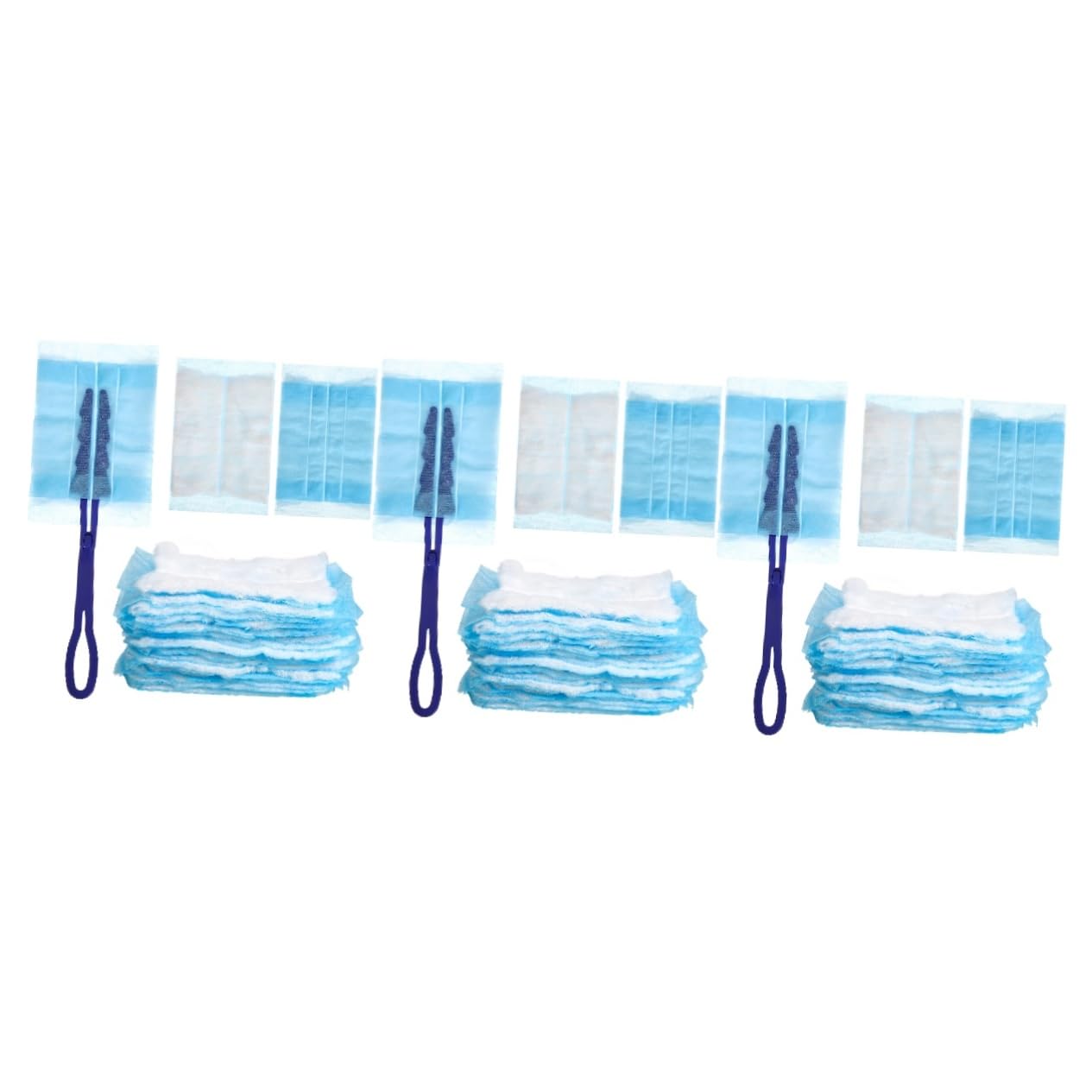 Mobestech 3juegos Plumero Electrostático con Recambios Duster para Muebles Ventanas Sofás y Coches Herramienta De Limpieza para Grietas y Espacios Reducidos