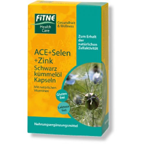 Fitne FITNE ACE Selen Zink Schwarzkümmelöl Kapseln Cover