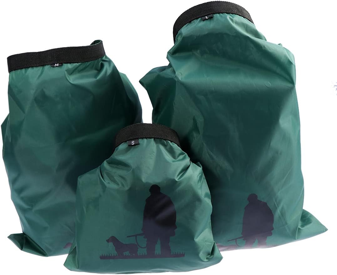 BESPORTBLE 3pcs 1.5L+2.5L+3.5L Waterproof Dry Bag Storage Pouch Bag for Camping Boating Kayaking Rafting Fishing (Army Green)