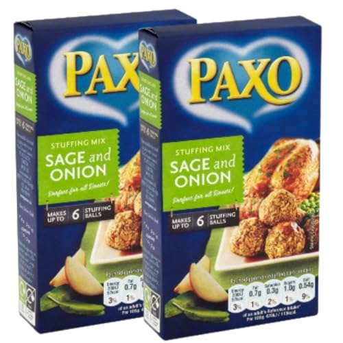 Greenest Stuffing bundle containing Sage and Onion Paxo Stuffing Mix 170 g Box (Pack of 2)
