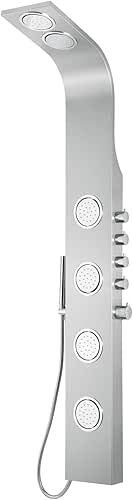 Blue Ocean 63" Stainless Steel SPS8863 Thermostatic Shower Panel Tower