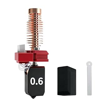 0.6MM Ceramic Hotend Kit for Flashforge Adventurer 5M/5M Pro - Quick-Detachable Hardened Nozzle Extruder Printer Head for 3D Printer Accessories 2.0 Version