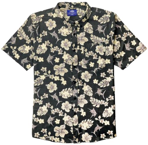 �A�t�R(Aftco) �{�[�g�o�[ SS �{�^���_�E���V���c �u���b�N L�T�C�Y (Boatbar SS Button Down Shirt Black M) M45346