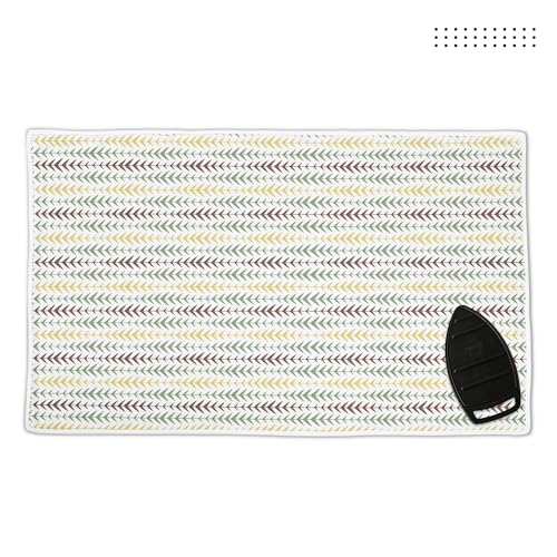 Image of Encasa XO Ironing Mat (Large 120x70 cm) with 3mm Felt Padding, Silicone Iron Rest Protector, Steam Press on Table, Bed, Portable, Heat Reflective, Foldable, Washable, Printed - Multiarrow