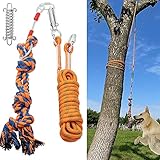 AMFOSNEL Interactive Dog Rope Toy for Outdoor Tug of War & Exercise Pull & Yard Play for Small,...