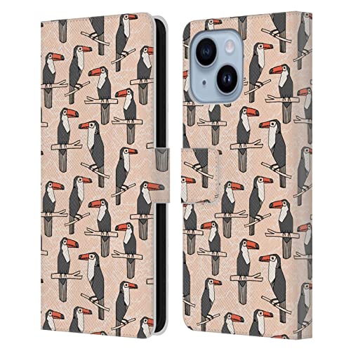 Étui en cuir Andrea Lauren Toucan pour iPhone 14 Plus de Head Case