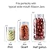 4-Pack of Fermentation Glass Weights with Easy Grip Handle for Wide Mouth Mason Jars