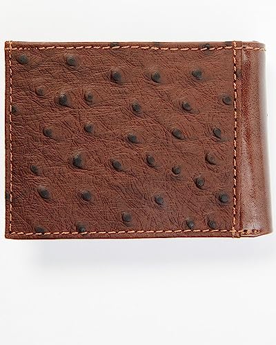 Cody James Men's Bifold Ostrich Print Embossed Bi-Fold Wallet - Bb21031771w13