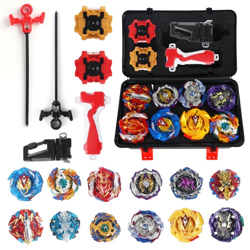 Hojalis 12in1 Kampfkreisel Set, Bey Burst Turbo Blade Set, Bidirektionaler...