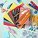 Gilprop 352 Pcs School Supply Kit 4 Set Back to School Supplies for Students Essential Bundle Kit Include Pencil Notebook Ruler Glue Scissor Sticky Note Eraser Pencil Sharpener