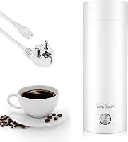 ZONJIE Hordozható Mini Utazó Vízforraló 400ml - Rozsdamentes Acél, 3 az 1-ben Automata Kikapcsolással - Tea, Kávé, Tej Melegítésére 1