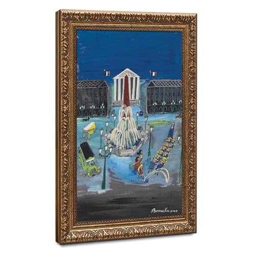 Impression giclée Madeline in Paris cadre suspendu décoration murale bureau Ludwig Bemelmans 50x76