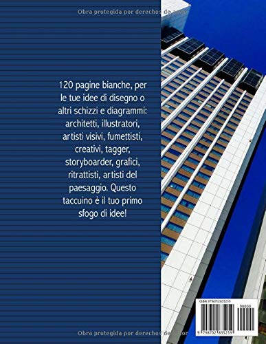 Miniatura 2 de Cuaderno de bocetos de arquitectura 5 Cuaderno de bocetos de dibujo cuaderno de dibujo con 120 páginas en blanco para anotar tus ideas para bocetos,