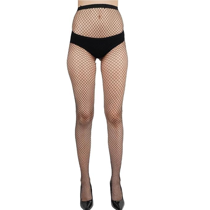 NEOBABY High Waist Pantyhose Tights Fishnet Stockings Small and Medium Grid Net Style, Free Size for Women's/Girls