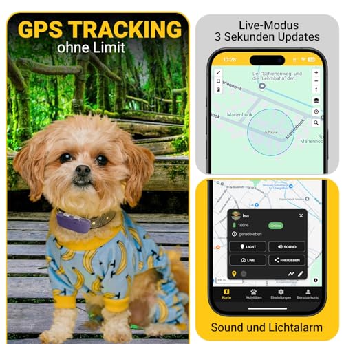LocoGPS 4G Tracker für Hunde | Weltweite Ortung | Faire Abopreise | 30 Tage risikofrei testen