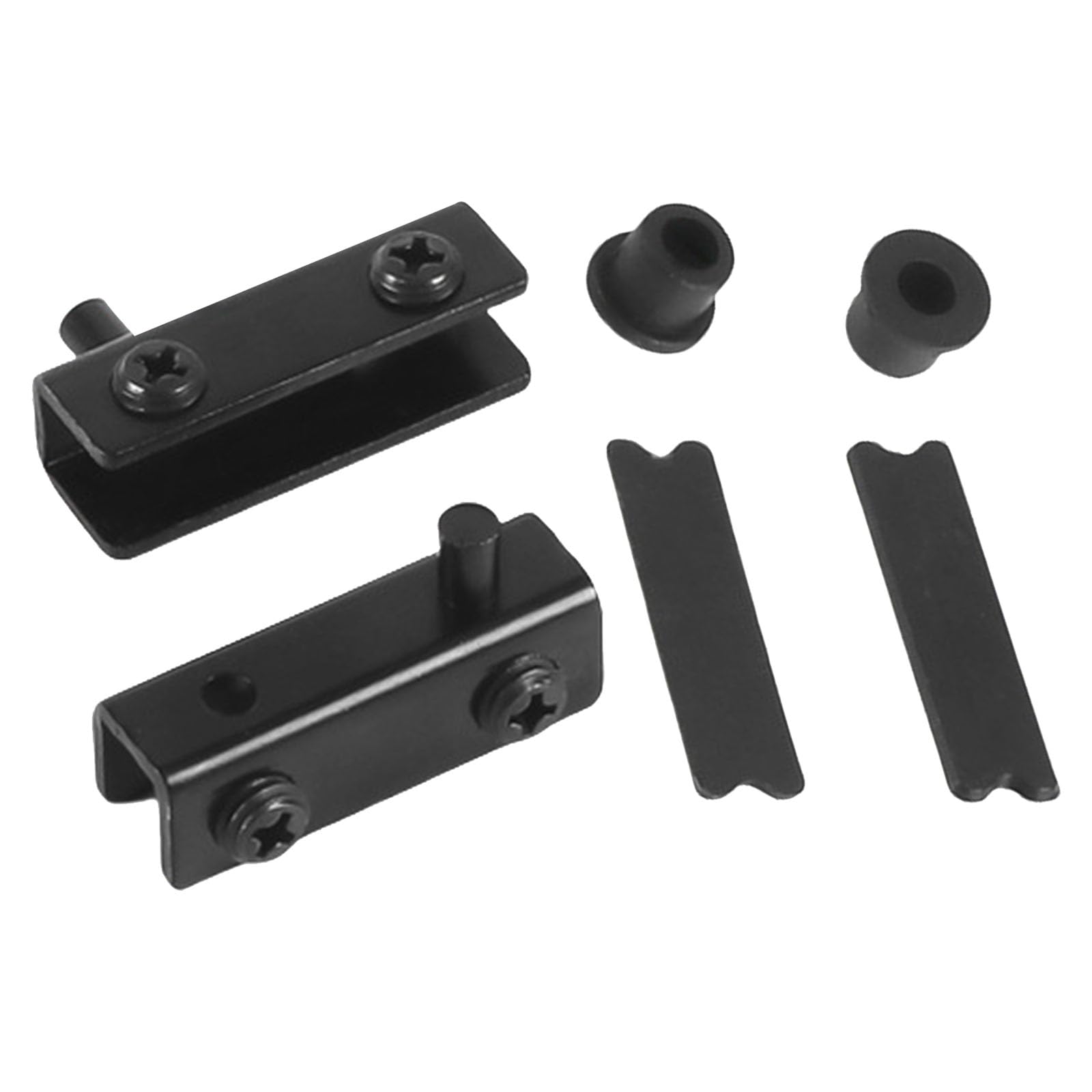 Concealed Hinges for Glass Cabinet Door Rustproof Finish Door Hinges Concealed Hardware Set for Residential Use Hardware