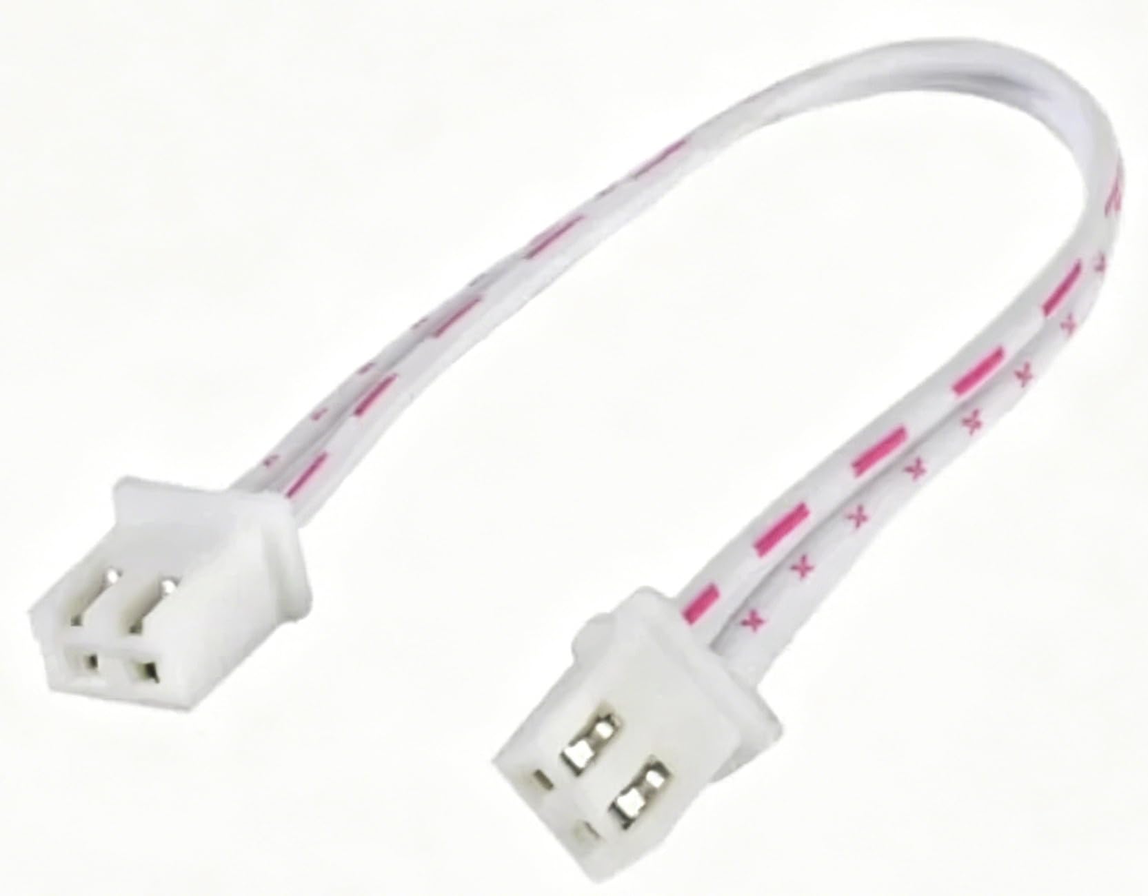 10 PZ XH2.54 Connettore Femmina Cavo Terminale cm 20 30 JST 2.54mm Rosso Filo bianco p 3 4 5 6 7 Testa Singola/Doppia 26AWG