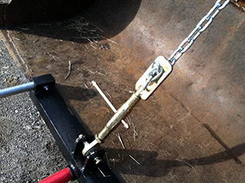 Miniatura 4 de Accesorio de lanza de bala de heno con pala de pacas de 49 pulgadas y picos estabilizadores, clasificados 3000 libras