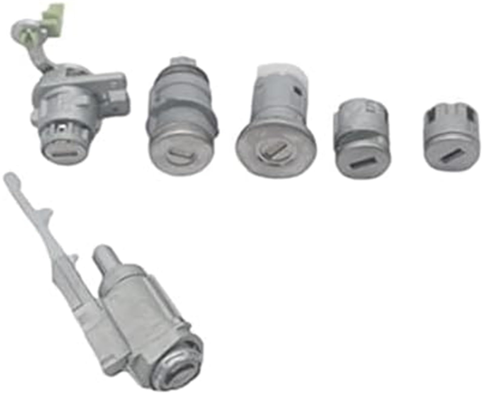 Siłownik automatycznego zamka drzwi Kompletny zestaw zamków Al229 Beczka drzwi wyłącznika zapłonu, dla samochodu dla Accord 2003-2007(BLACK 6pcs lock)