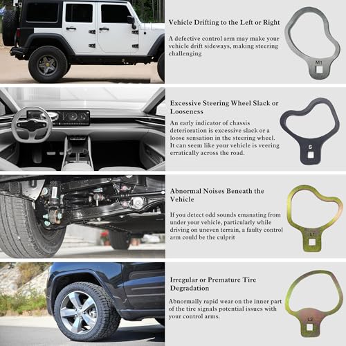 Image of 41620 41650 45945, Compatible with Chevrolet and Compatible with GMC Vehicles Maintenance and Adjustment of Control Arms