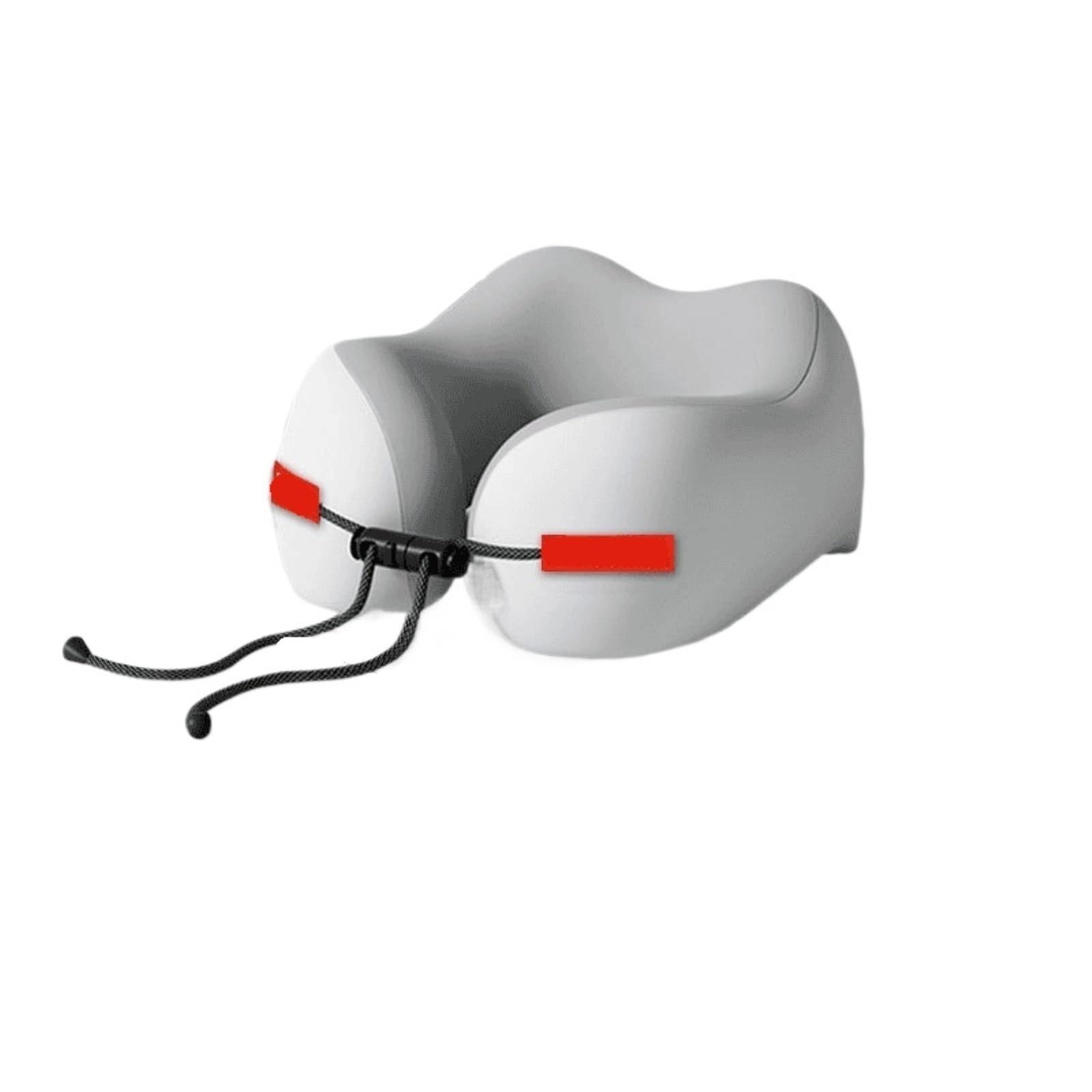 Poduszka Podróżna Na Kark Poduszka Podróżna Na Szyję W Kształcie Litery U, Regulowana Szczelność, Samolot Do Kempingu Samolotu(Grey)