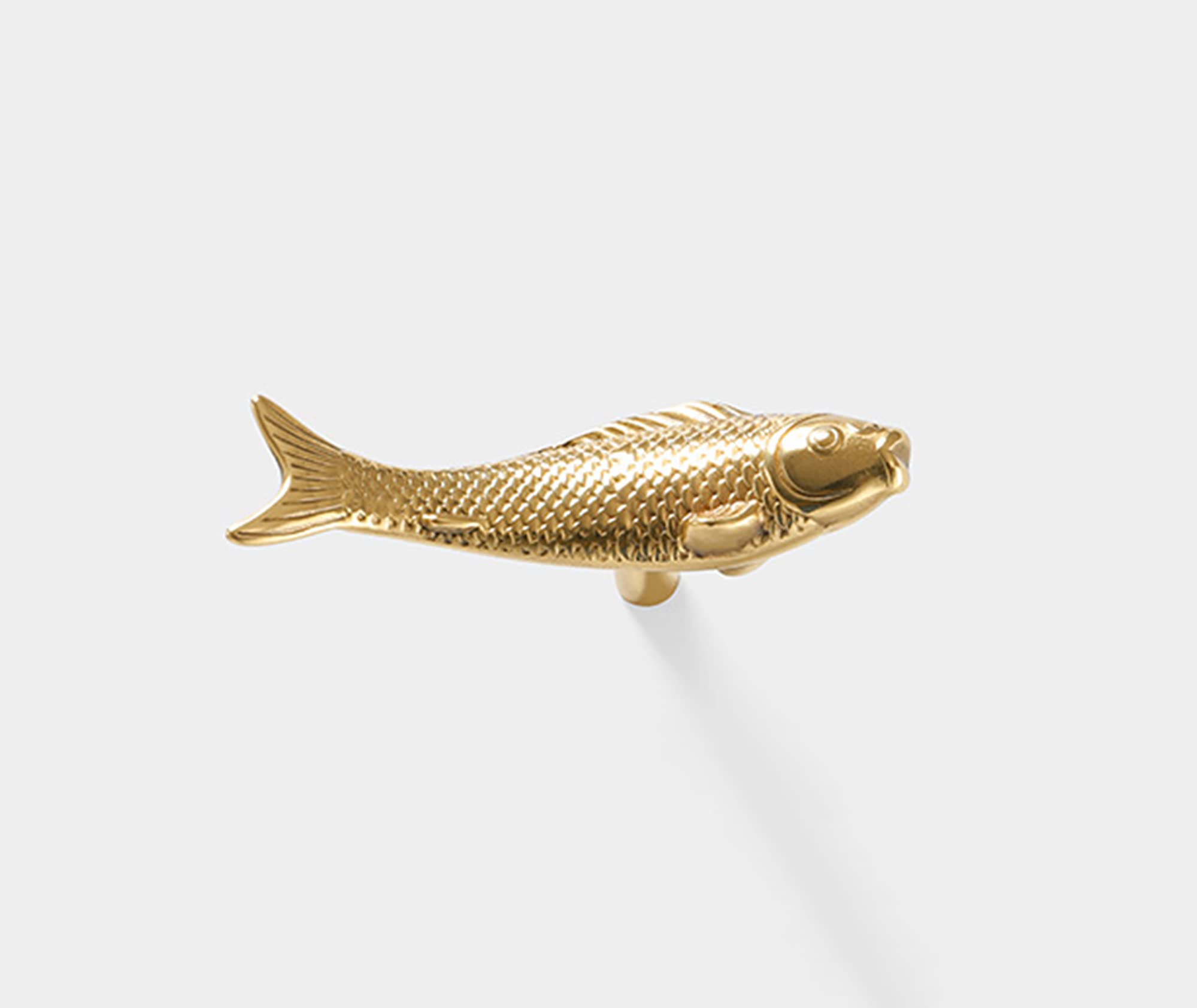 MANTARA B-0023-72 Creative Bow Cloud Flower Animal Fish Gold Furniture Handle Cabinet Brass knobs Drawer Pull (Pack of 1)