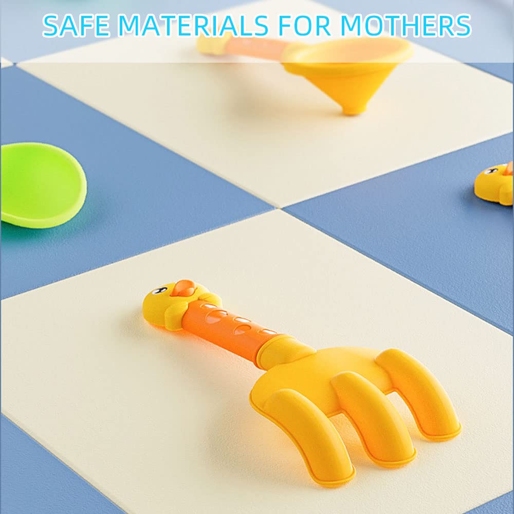 Seau et pelle plage, 7 pièces jouet de plage jeux de sable de plage enfant jouet de bain pour