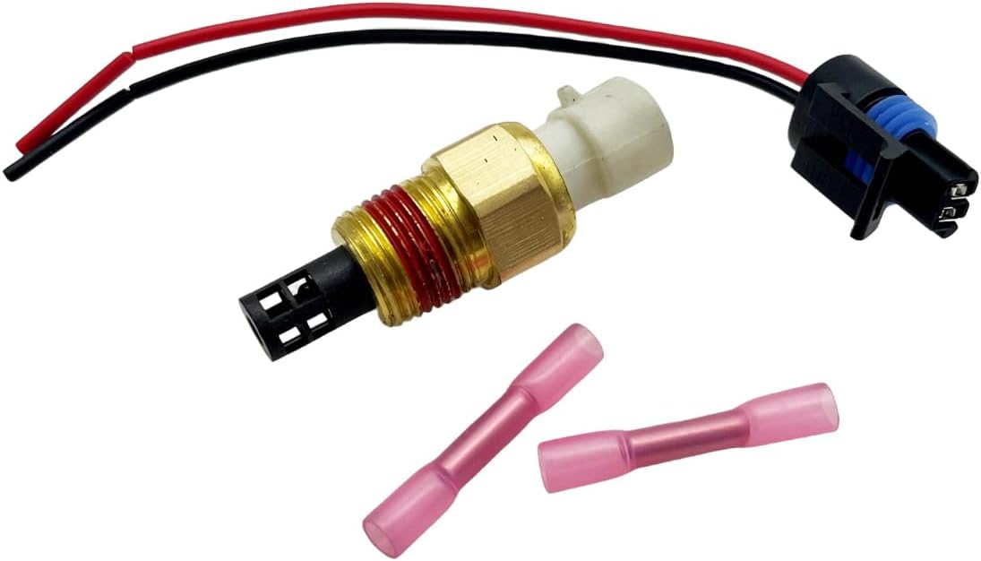 Intake Air Temperature Sensor IAT 25036751 Compatible with Express 2500 / Express 3500 / K2500 / K3500 / C2500 / C3500 / Savana 2500 / Savana 3500